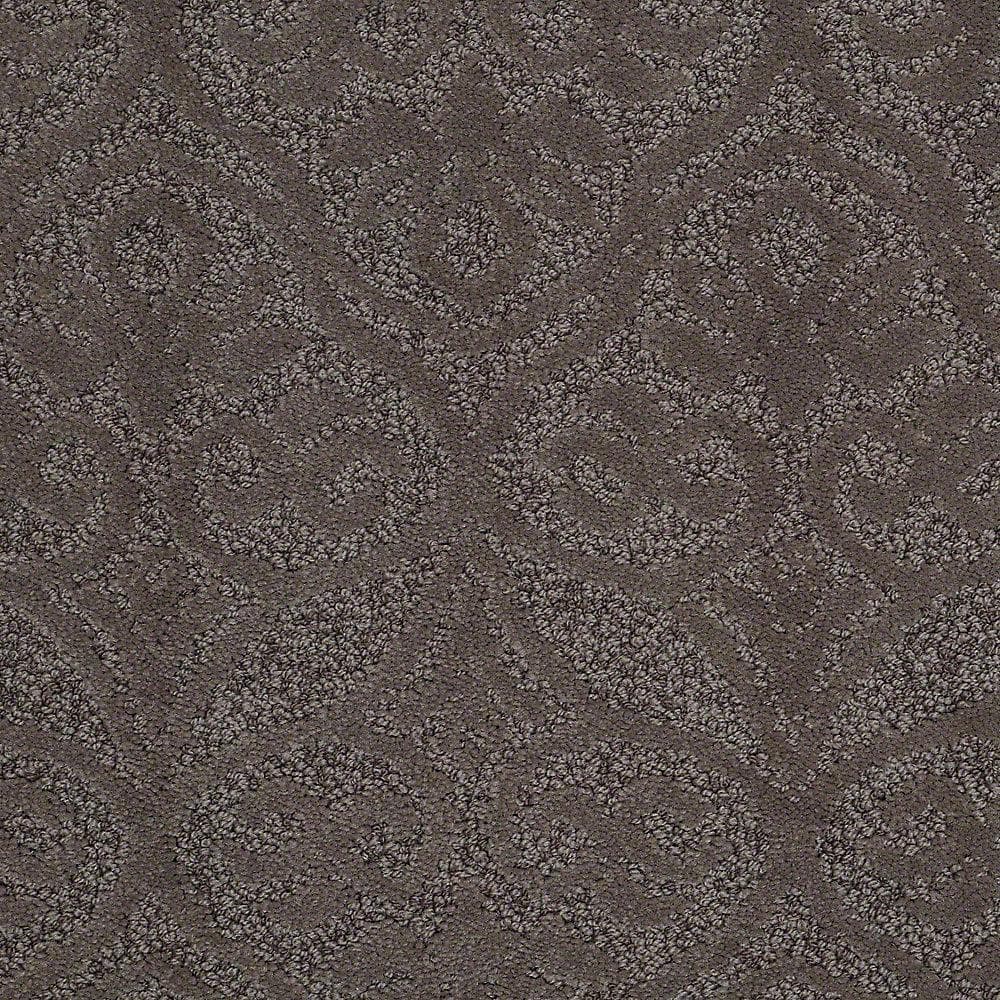 8 in. x 8 in. Pattern Carpet Sample - Perfectly Posh - Color Stormy price history on PriceWatchPro