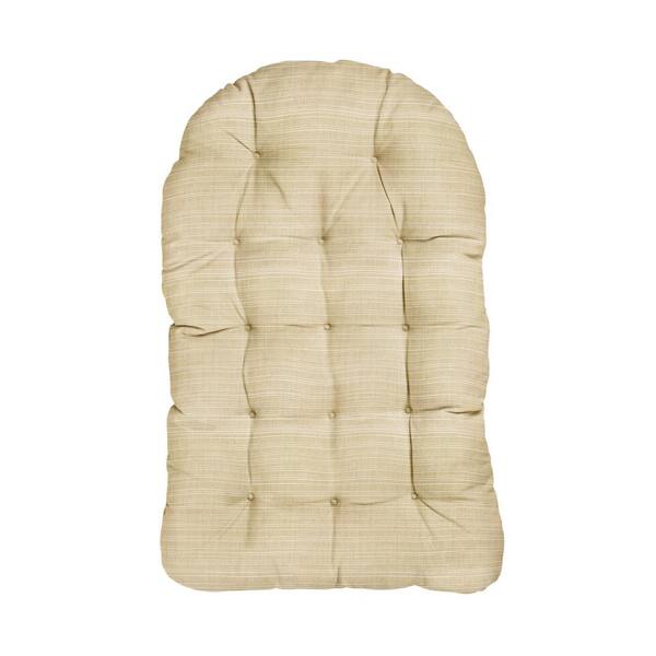 1101Design 27 x 44 Sunbrella Egg Chair Cushion in Canvas Antique Beige HD964621CCE The Home Depot