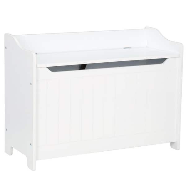 Catskill Craftsmen Catskill Ready to Assemble 32.75 x 24 x 14 in. Base Wooden Storage Bench in white