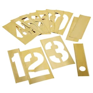 CH Hanson 10195 Stencil Set Numbers&letters Plstic 138pc for sale online 