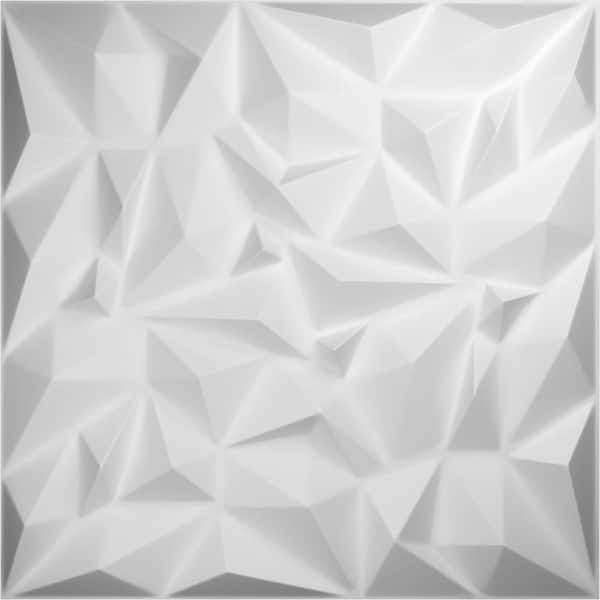 Ekena Millwork 19 5/8 in. x 19 5/8 in. Leto EnduraWall Decorative 3D Wall Panel (12-Pack for 32.1 Sq. Ft.)