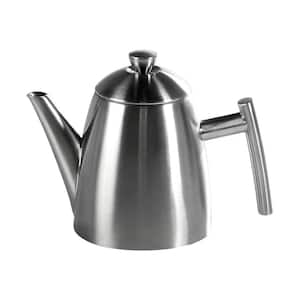 Primo 18/10 Stainless Steel Teapot with Infuser, Mirror Finish, 22 fl. oz