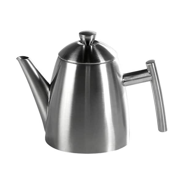 Frieling Primo 18/10 Stainless Steel Teapot with Infuser, Mirror Finish, 22  fl. oz. 0121 - The Home Depot
