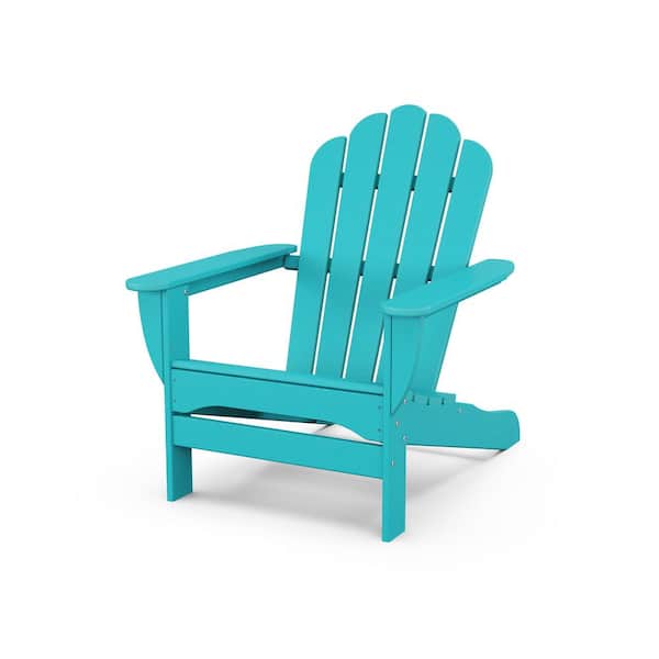 POLYWOOD Monterey Bay Oversized Adirondack Chair in Aruba