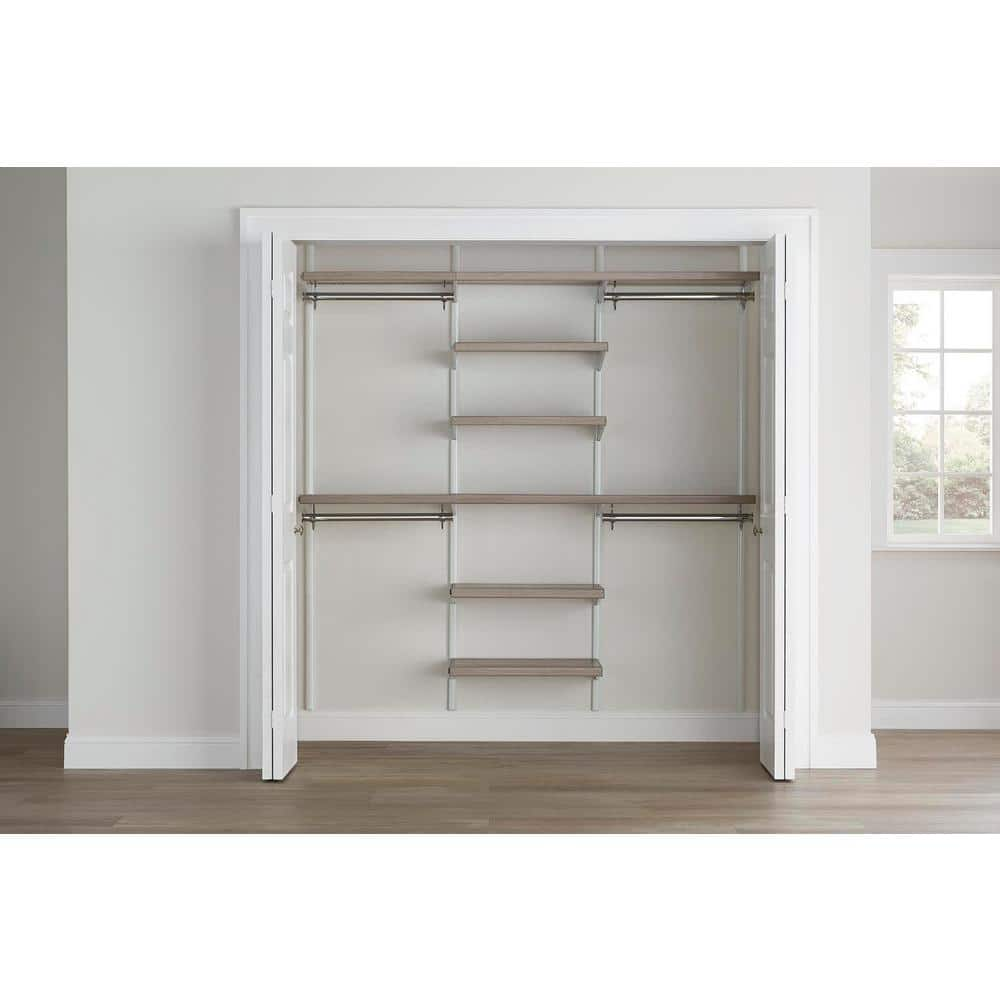 Custom Colored Alta 8 Door Wardrobe Closet Basic Package - Extra Tall