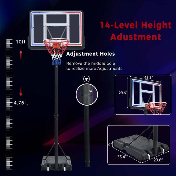  Basketball Hoop for Toddlers Kids Boys,Adjustable