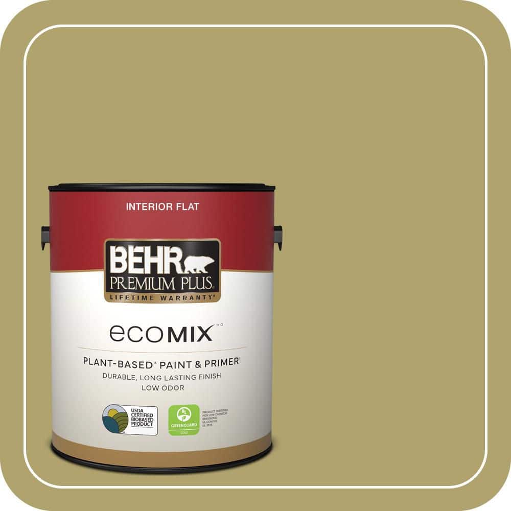 1 gal. Home Decorators Collection #HDC-WR15-10 Green Bean Casserole Flat EcoMix Plant-Based Interior Paint & Primer price history on PriceWatchPro