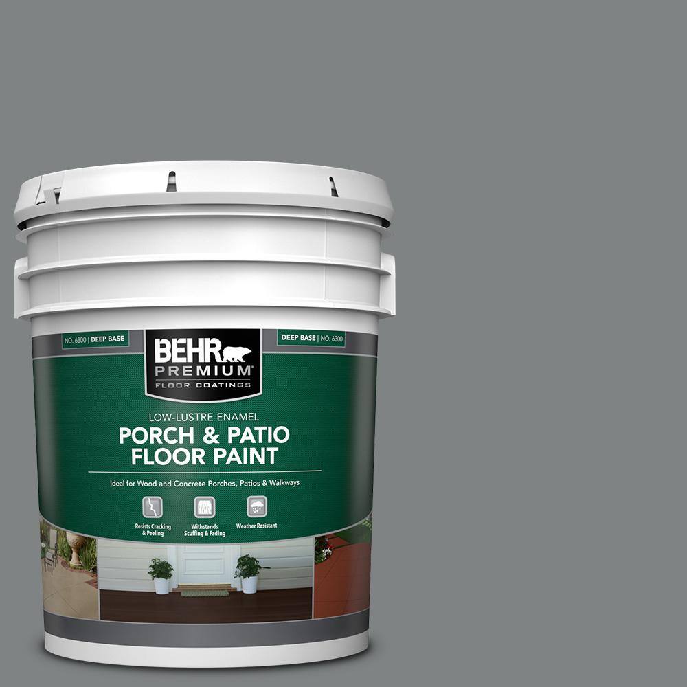 5 gal. #PPU26-03 Legendary Gray Low-Lustre Enamel Interior/Exterior Porch and Patio Floor Paint price history on PriceWatchPro