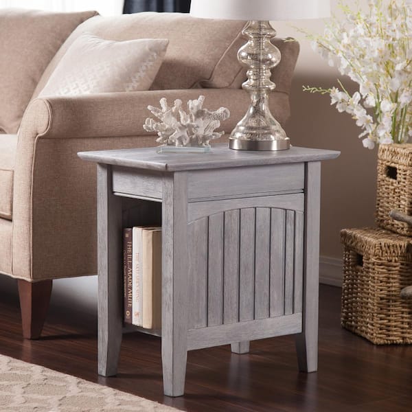 Nantucket Driftwood Grey Chair Side Table
