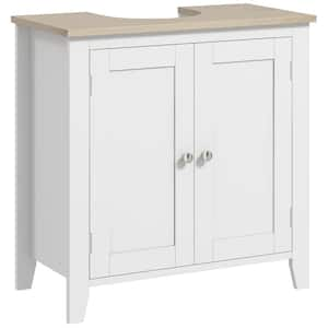 23.5 in. W x 11.75 in. D x 23.5 in. H Bath Vanity Cabinet without Top in White, Vanity Cabinet with Adjustable Shelf