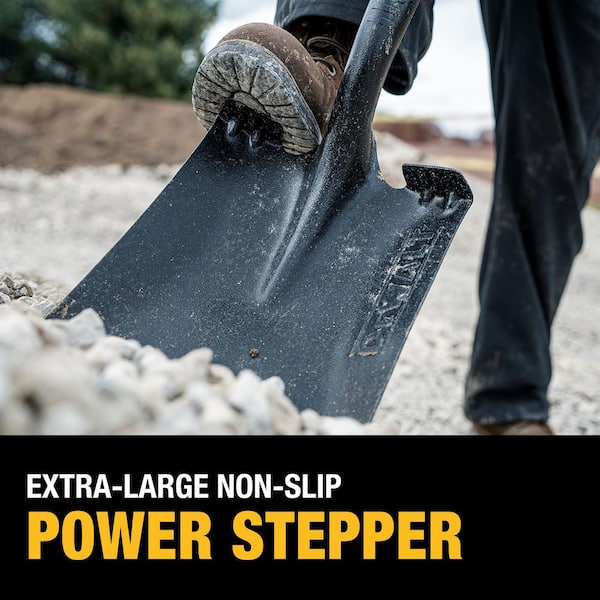 DEWALT 49 in. Wood Handle Carbon Steel Transfer Shovel DXLHA2611