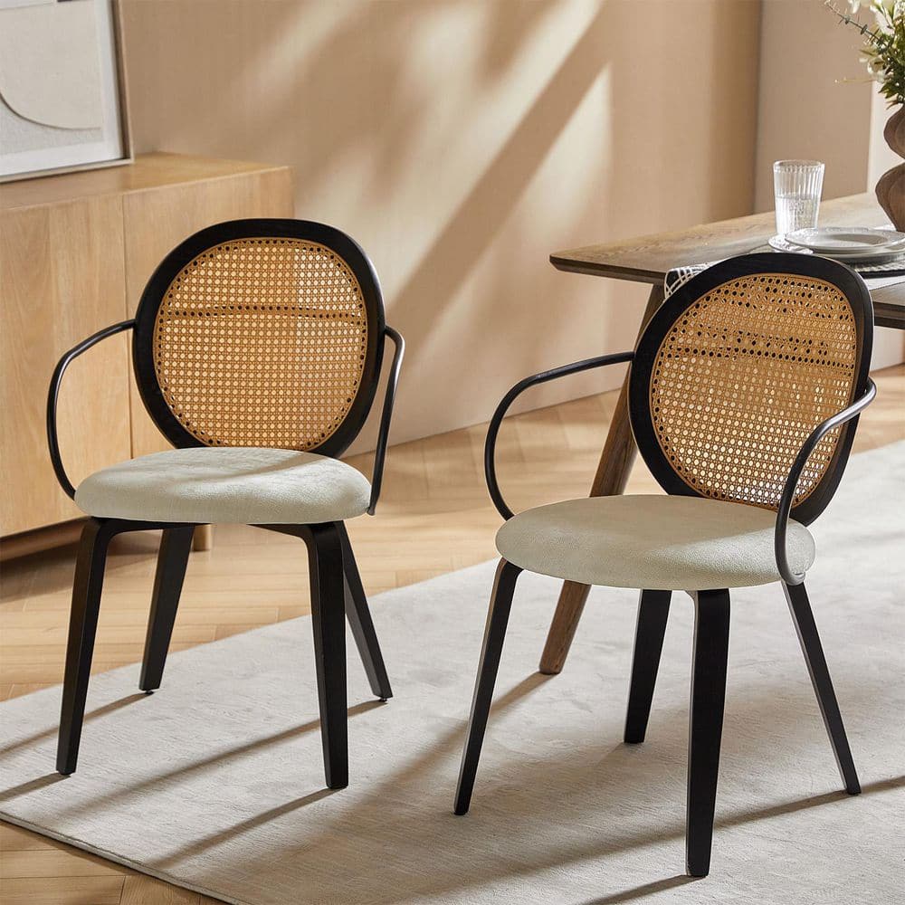 Julian Ivory Polyester Dinning Chair with Solid bentwood legs price history on PriceWatchPro