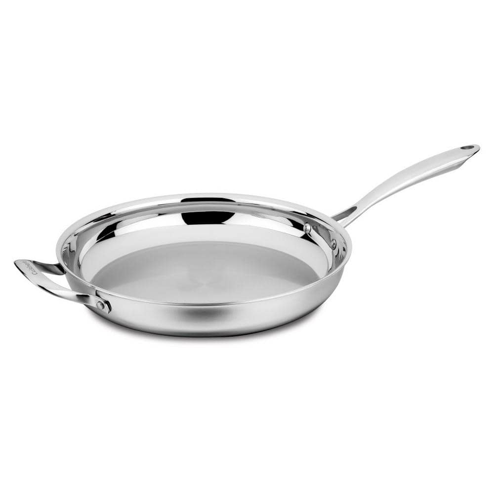 CUISINART 10- & 12-Inch Skillet Stainless Steel Induction Ready