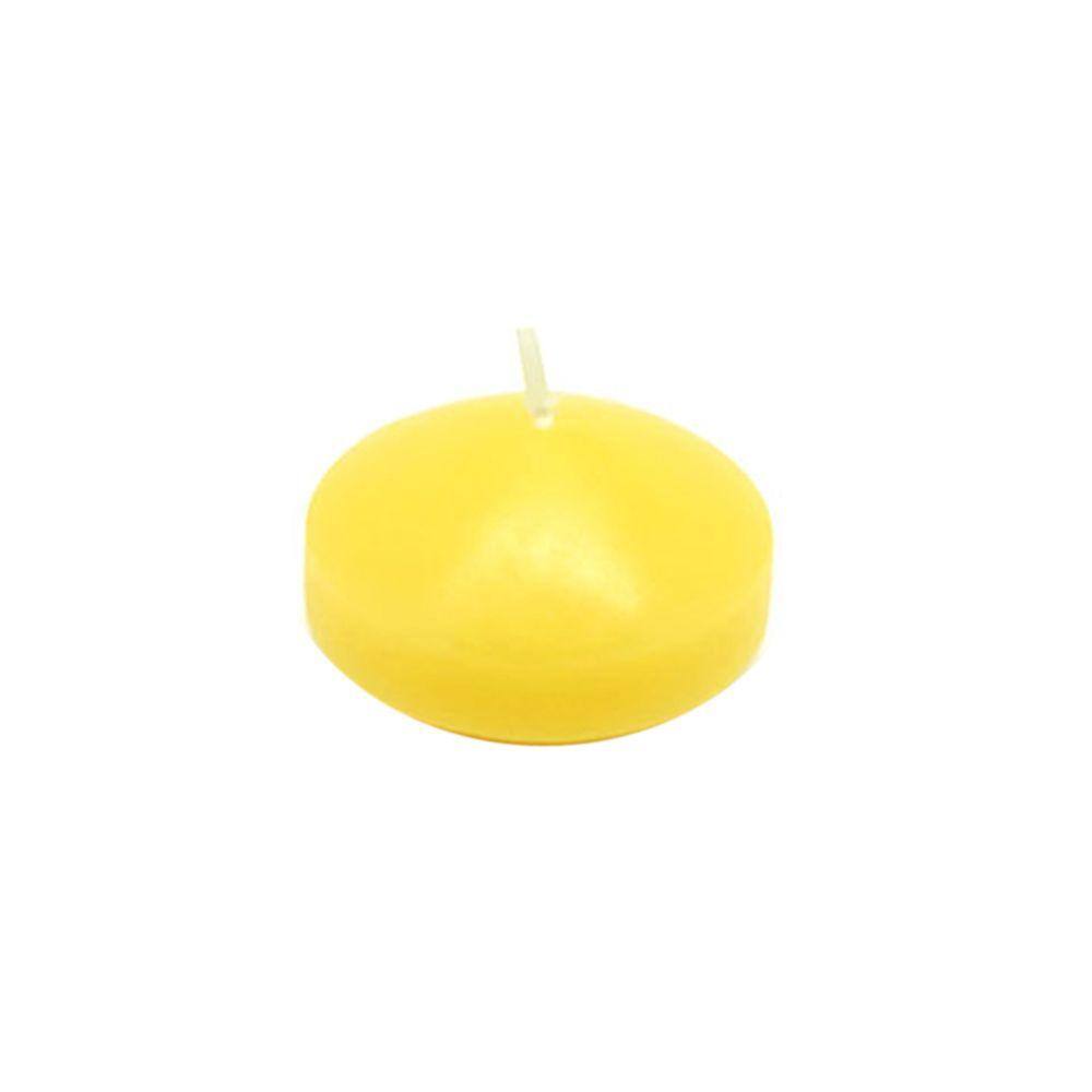 UPC 858620002214 product image for Zest Candle 1.75 in. Yellow Floating Candles (Box of 24) | upcitemdb.com