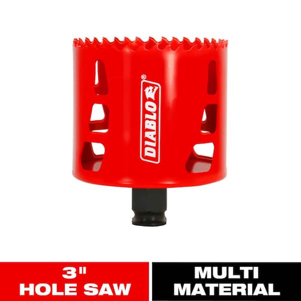 3 in. Bi-Metal Hole Saw with 2-3/8 in. Cutting Depth