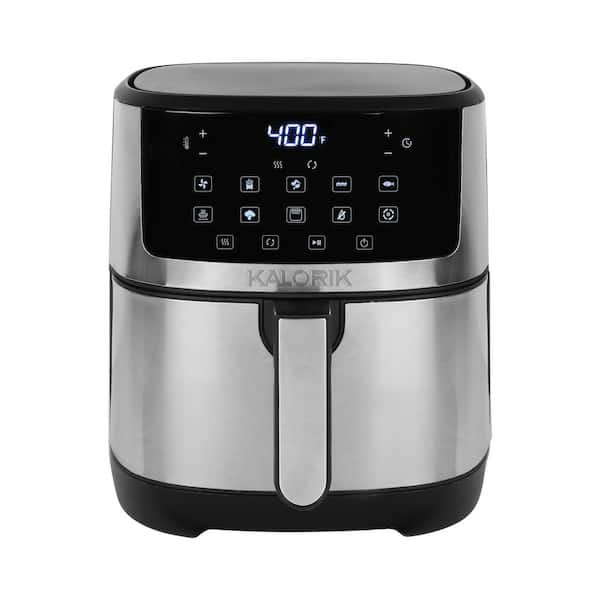 KALORIK 5 qt. Stainless Steel Air Fryer with Touchscreen