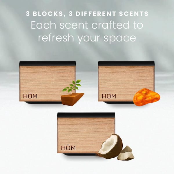 アキヒロジンウッドワークス WOODEN AIR FRESHENER HOM Wood Car Air Freshener-Odor Eliminator for Car Sun Visor-Made