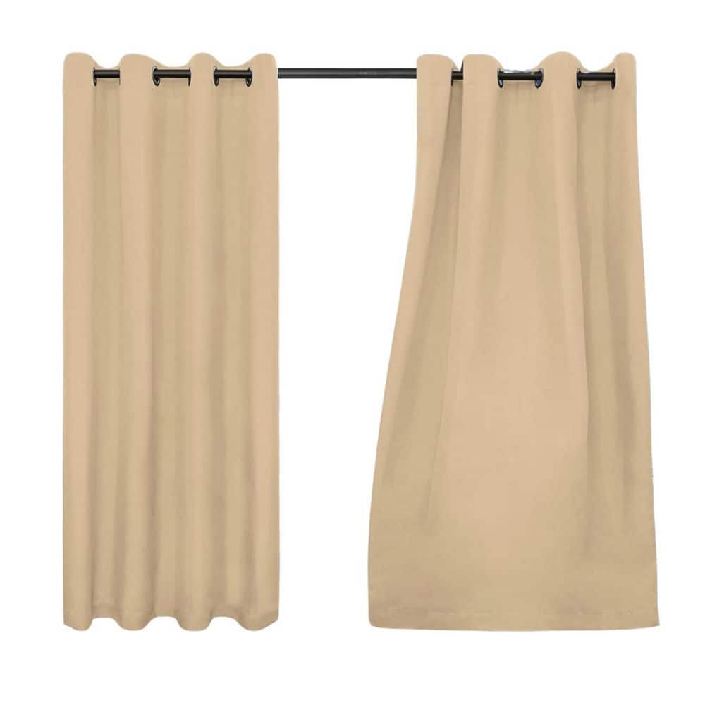 Outdoor Patio Curtains Blackout Waterproof Privacy Sunlight Block Cream Beige 84x52 Inch 1 Panel price history on PriceWatchPro