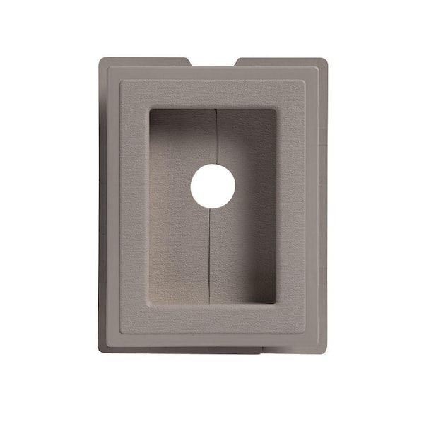 Ply Gem Nantucket Gray Split Recessed Mounting Block