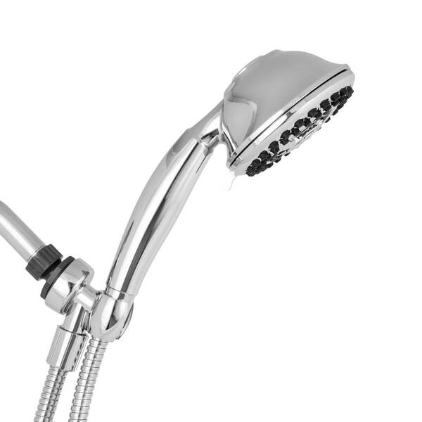 Waterpik 9-Spray 4.5 in. Single Wall Mount 2.0 GPM Handheld