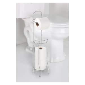 Freestanding Toilet Paper Holder with Dispenser in Chrome