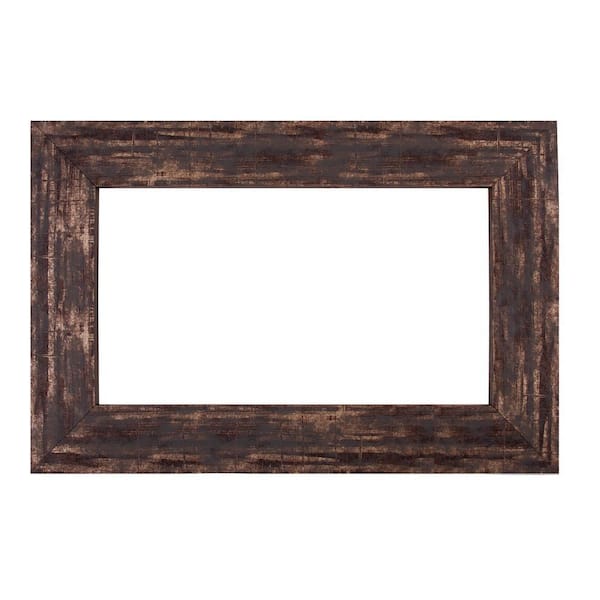 Neo Solano 48 in. x 42 in. DIY Mirror Frame Kit in Antique Silver - Mirror Not Included