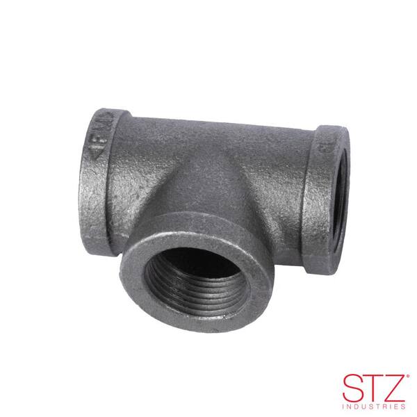 3/4" Push-to-Connect Tee Fittings (6 Pack) – Lead-Free Brass, For PEX, CPVC, Copper, HDPE Pipes, With Disconnect Tool