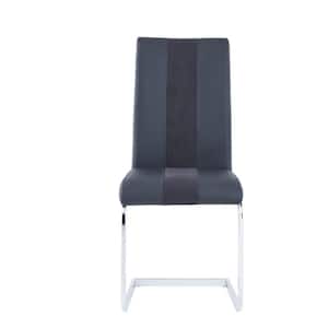 Charlie Black Polyurethane Cushioned Parsons Chair Set of 4