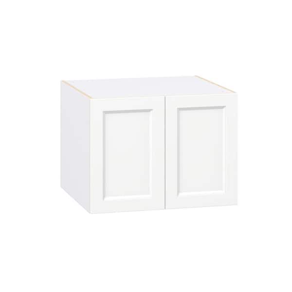 Laramie 27 in. W x 24 in. D x 20 in. H Assembled Wall Bridge Kitchen Cabinet in Painted Bright White