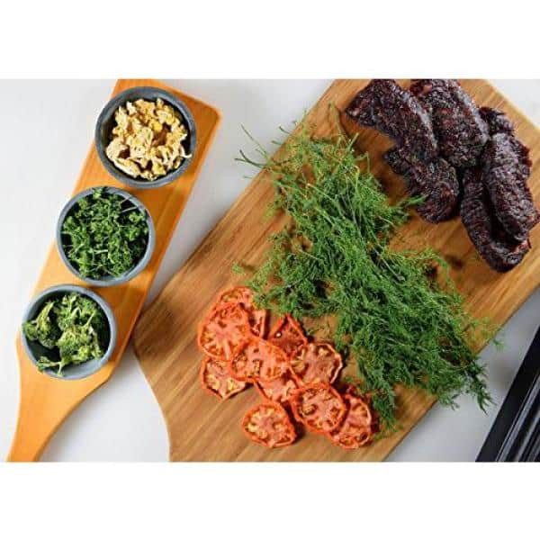 Ivation 9-Tray Black Digital Food Dehydrator with Adjustable Thermostat
