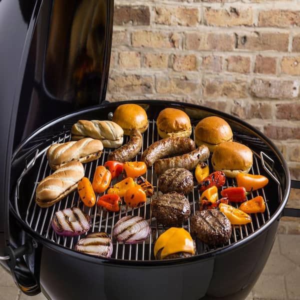 Reviews for Weber 26 in. Original Kettle Premium Charcoal Grill in Black  with Built-In Thermometer