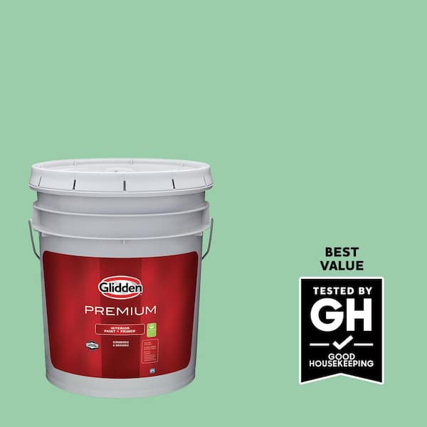 Glidden Premium 5 gal. PPG1226-4 Heath Green Eggshell Interior Latex Paint