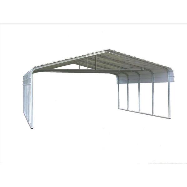 VersaTube 24 ft. W x 29 ft. L x 10 ft. H Steel Carport with Truss Bracing