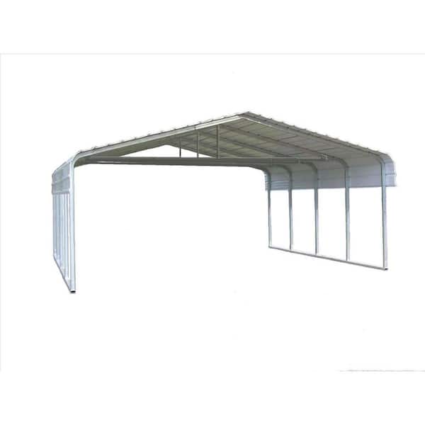 VersaTube 24 ft. W x 29 ft. L x 12 ft. H Steel Carport with Truss Bracing