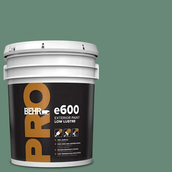 BEHR PRO 5 gal. #PPF-35 Green Adirondack Low Luster Exterior Paint