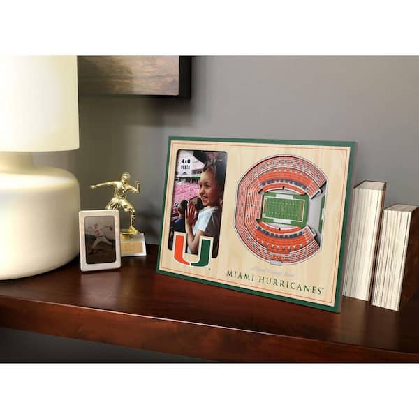 NCAA Miami Hurricanes 3D StadiumView Picture Frame - Hard Rock Stadium