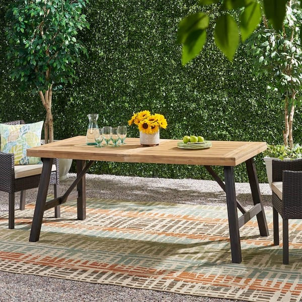 Clihome 70.50 in. Outdoor Dining Table