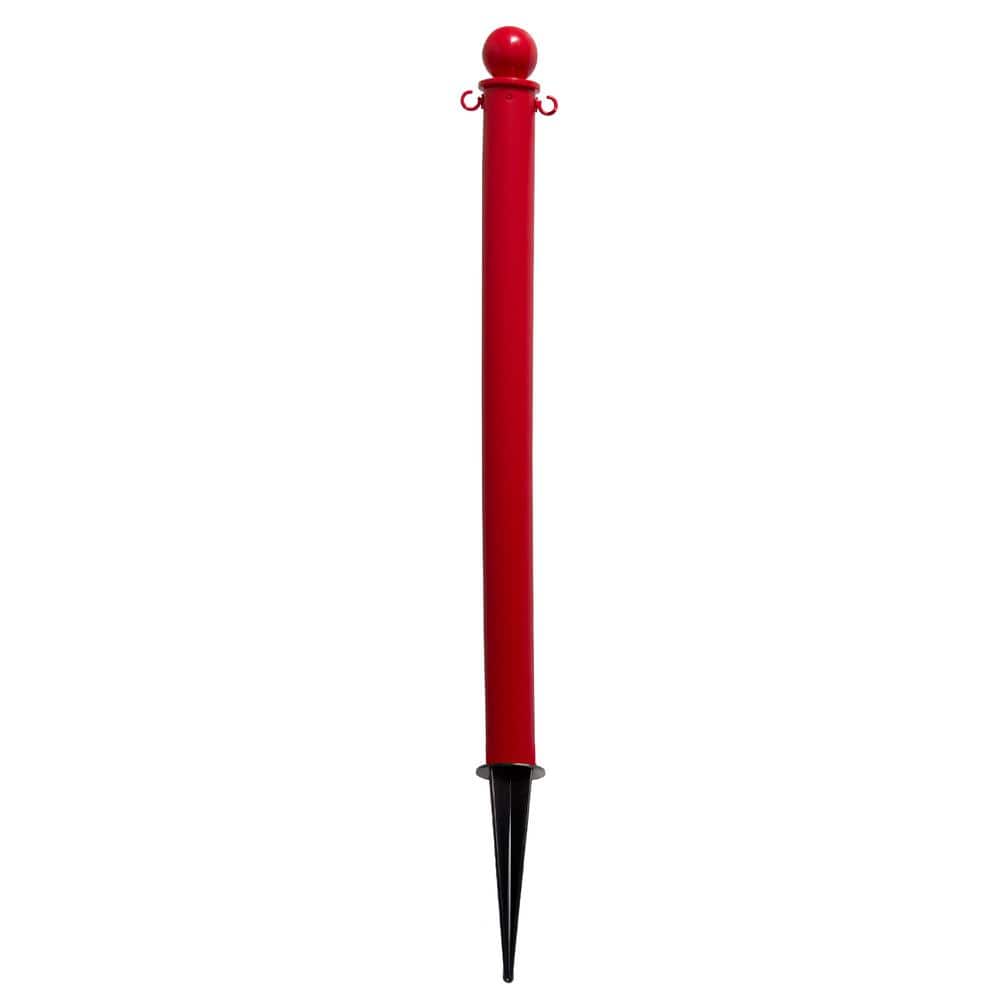 3 in. Red Heavy-Duty Ground Pole price history on PriceWatchPro