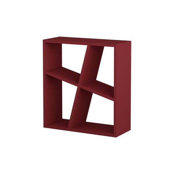 Tayse Rugs Sada Burgundy Modern Side Table