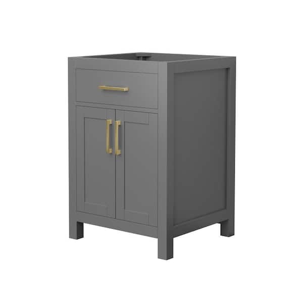 Beckett 23.25 in. Bath Vanity Cabinet without Top in Dark Gray