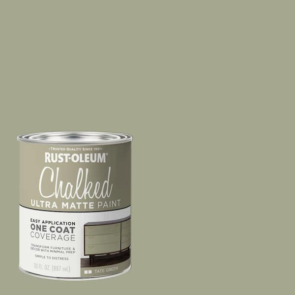 30 oz. Tate Green Ultra Matte Interior Chalk Paint (Case of 2)