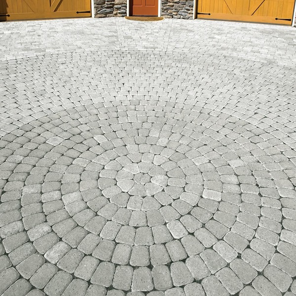 83.52 in. x 83.52 in. x 2.375 in. Cascade Blend Concrete Old Dominion Paver Circle Kit