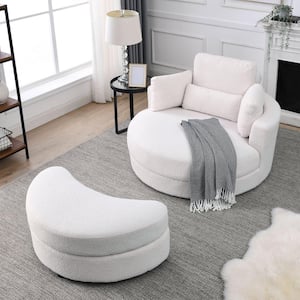 Round chair with ottoman new arrivals