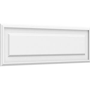 5/8 in. x 3 ft. x 1 ft. Legacy Raised Panel White PVC Decorative Wall Panel