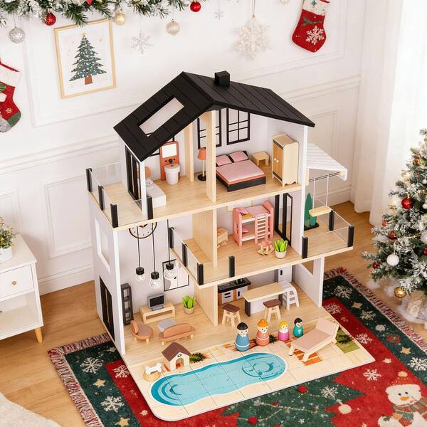 8818 Billy Handmade Dollhouse Woody House Collection