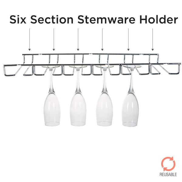 Kitchen Details Stemware Drying Rack - Chrome