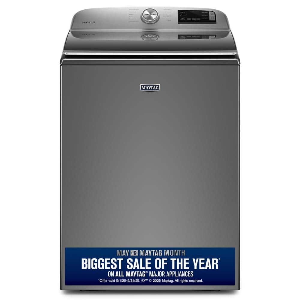 4.7 cu. ft. Smart Capable Metallic Slate Top Load Washing Machine with Extra Power and Deep Fill Option