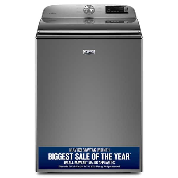 4.7 cu. ft. Smart Capable Metallic Slate Top Load Washing Machine with Extra Power and Deep Fill Option