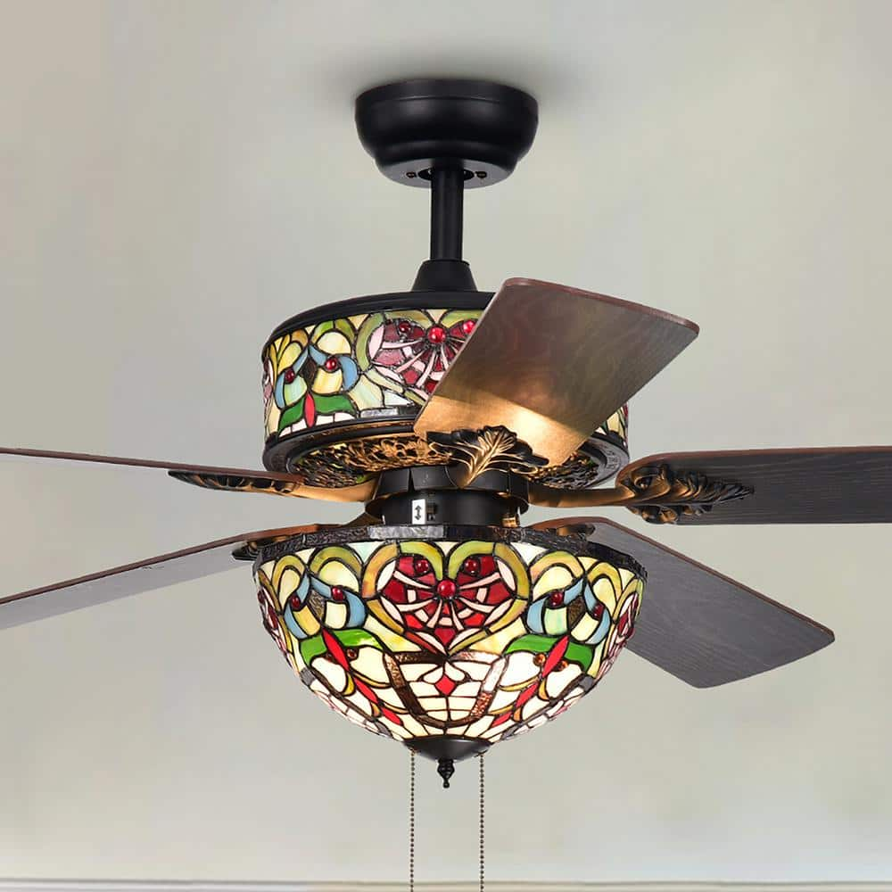 Warehouse of Tiffany Ransoe 52 in. Indoor Matte Black Ceiling Fan with ...