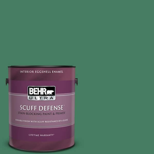 BEHR ULTRA 1 gal. #470D-6 Greenbelt Extra Durable Eggshell Enamel Interior Paint & Primer